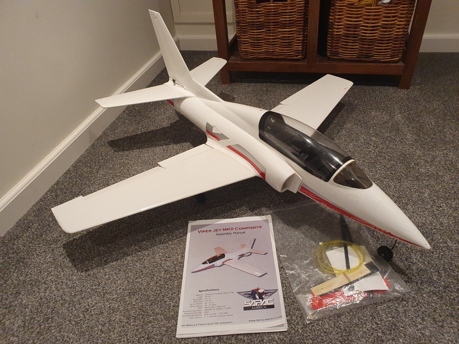 Sapac Viper Jet RC Vliegtuig 100cm Spanwijdte