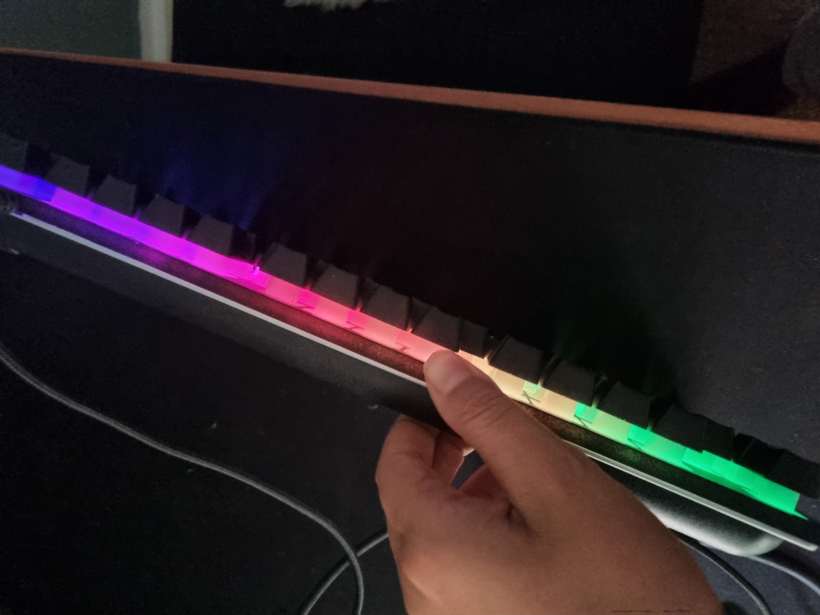 Foto 4 van Gaming set: Mechanisch toetsenbord, muis en muismat