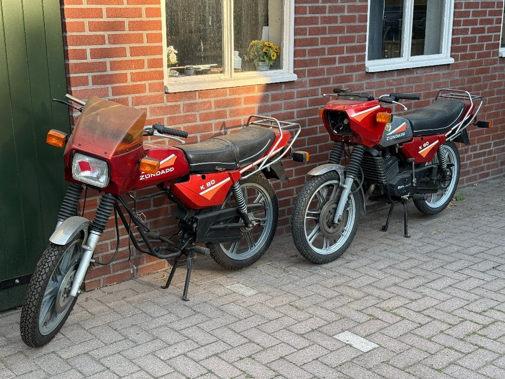Zundapp K80 twee stuks, Fietsen en Brommers, Brommers | Zundapp, Ophalen, Gebruikt, Maximaal 45 km/u, Overige modellen
