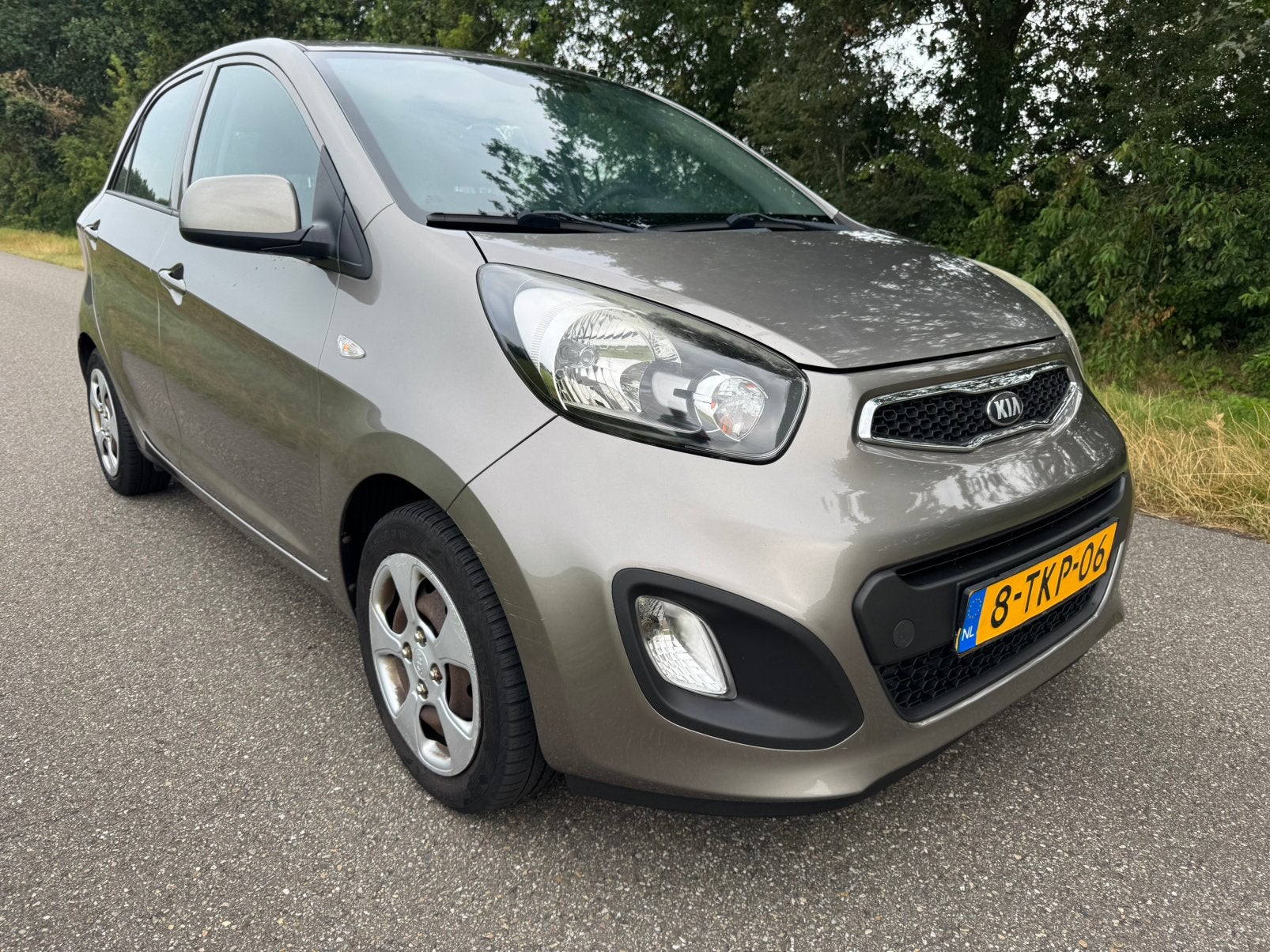 Kia Picanto 1.2 Cvvt 5-DRS 2014 comfort pack, Voorwielaandrijving, Euro 5, Stof, Zwart