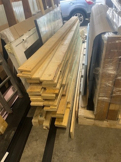 Vuren hout onbehandeld planken, Doe-het-zelf en Verbouw, Hout en Planken, Ophalen, Minder dan 25 mm, Nieuw, 200 tot 250 cm