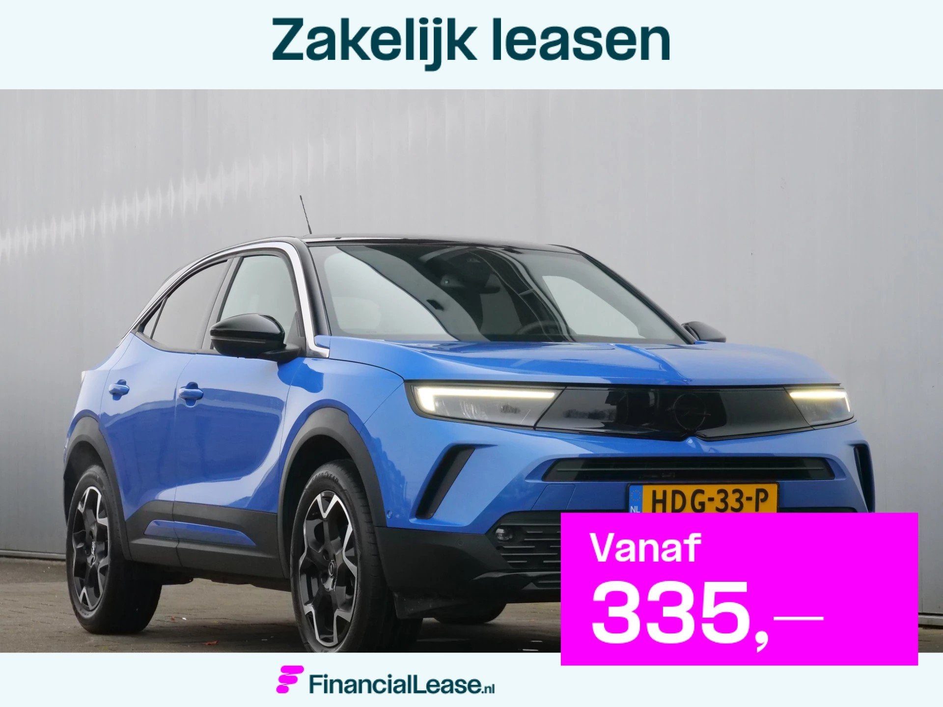 Opel Mokka 1.2 Turbo 130pk Ultimate Automaat Navigatie / LED, 1195 kg, 1199 cc, Blauw, Leder en Stof