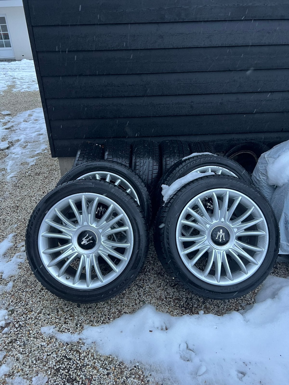 Maserati winterwielen 19 inch pirelli, 19 inch, Gebruikt, 275 mm, Banden en Velgen