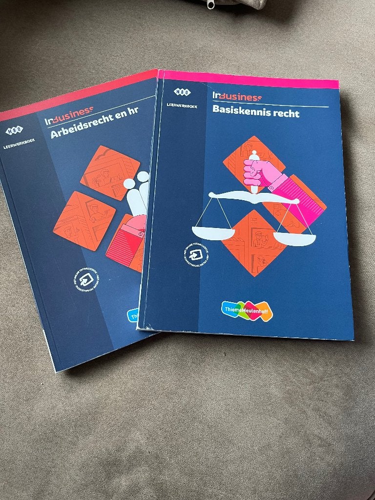 Boekenpakket Basiskennis Recht, Arbeidsrecht & HR MBO 4, Ophalen of Verzenden, MBO, Gamma, Nieuw