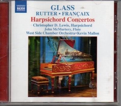 Glass, Rutter, Françaix: Clavecimbelconcerten / Lewis, Cd's en Dvd's, Ophalen of Verzenden, Modernisme tot heden, Zo goed als nieuw