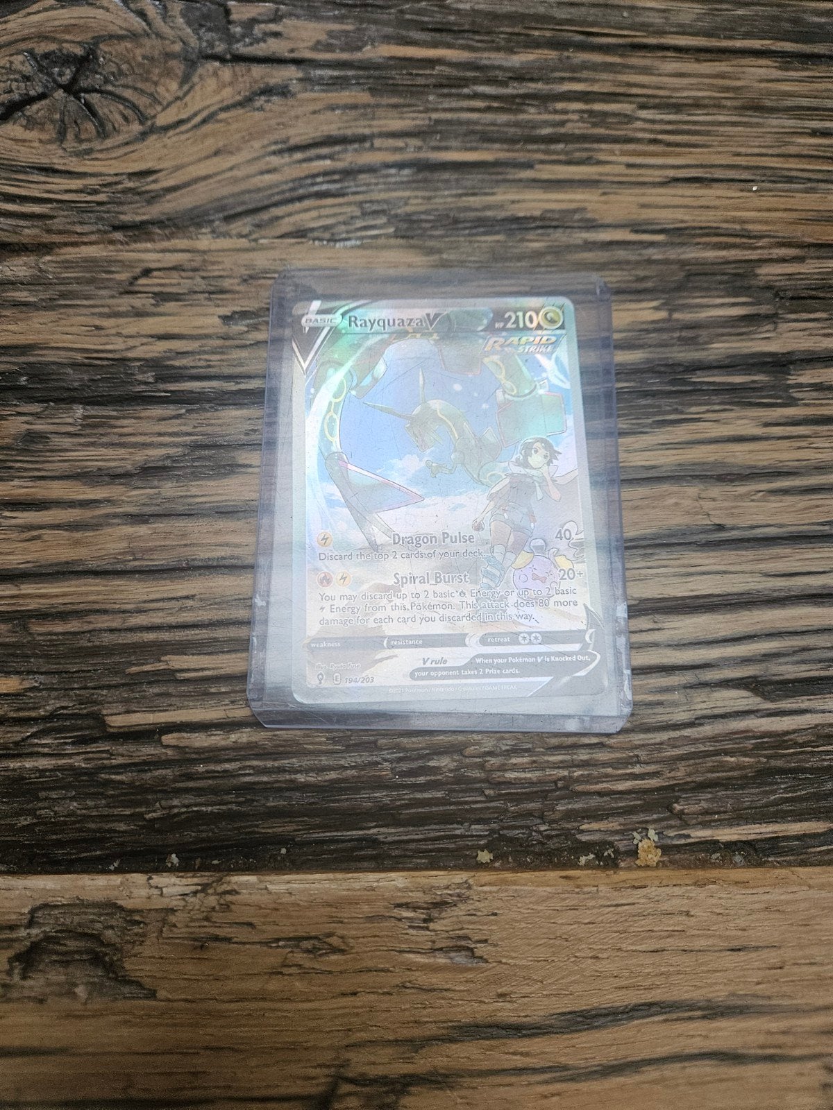 Pokémon TCG Rayquaza V Rapid Strike (210 HP), Ophalen of Verzenden