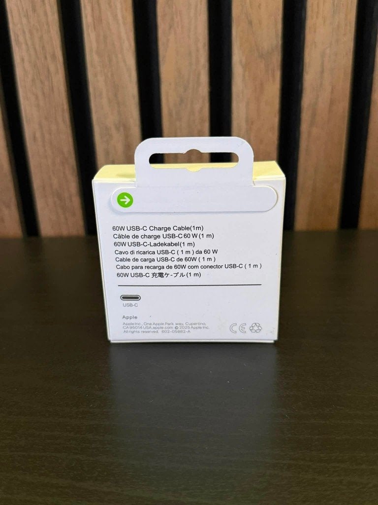 Originele Apple USB-C 60W Oplaadkabel (1 Meter), Telecommunicatie, Mobiele telefoons | Telefoon-opladers, USB-C, Nieuw, Universeel