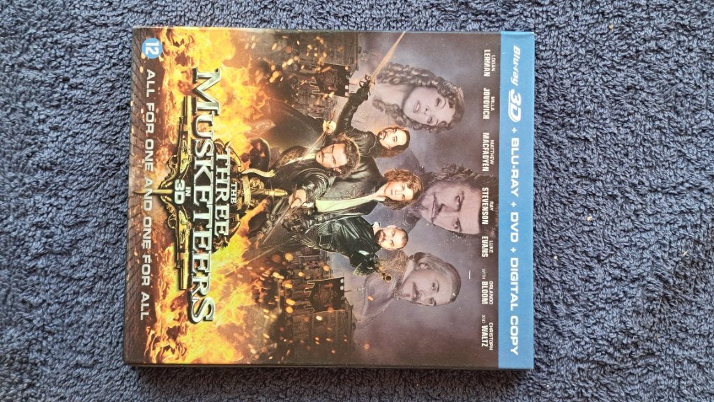 The Three Musketeers 3D "Blu Ray", Ophalen of Verzenden, Zo goed als nieuw