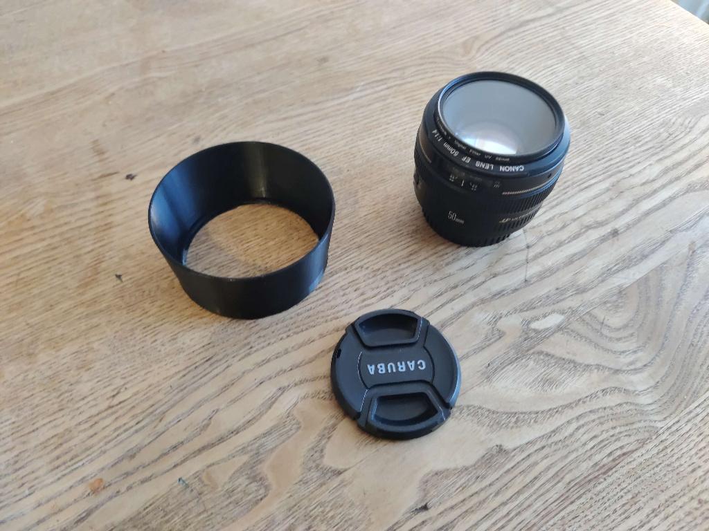 Canon EF 50mm f/1.4 USM lens, Ophalen of Verzenden, Gebruikt, Standaardlens