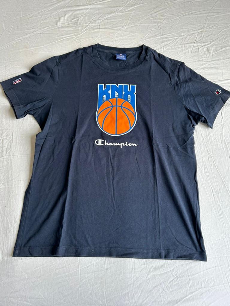 Champion T-shirt NBA Knicks Gaming - Maat XL, Blauw, Champion, Maat 56/58 (XL), Ophalen of Verzenden