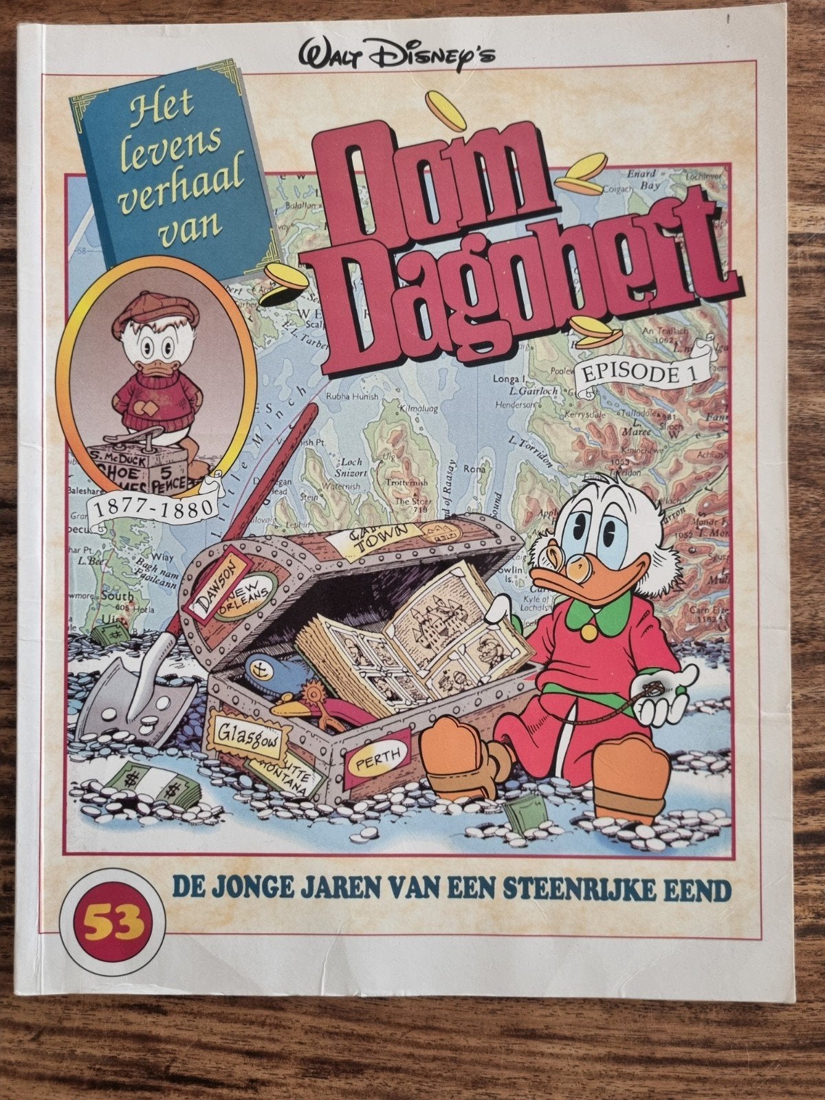 53 Oom Dagobert: De Jonge Jaren van een Steenrijke Eend, Boeken, Ophalen of Verzenden