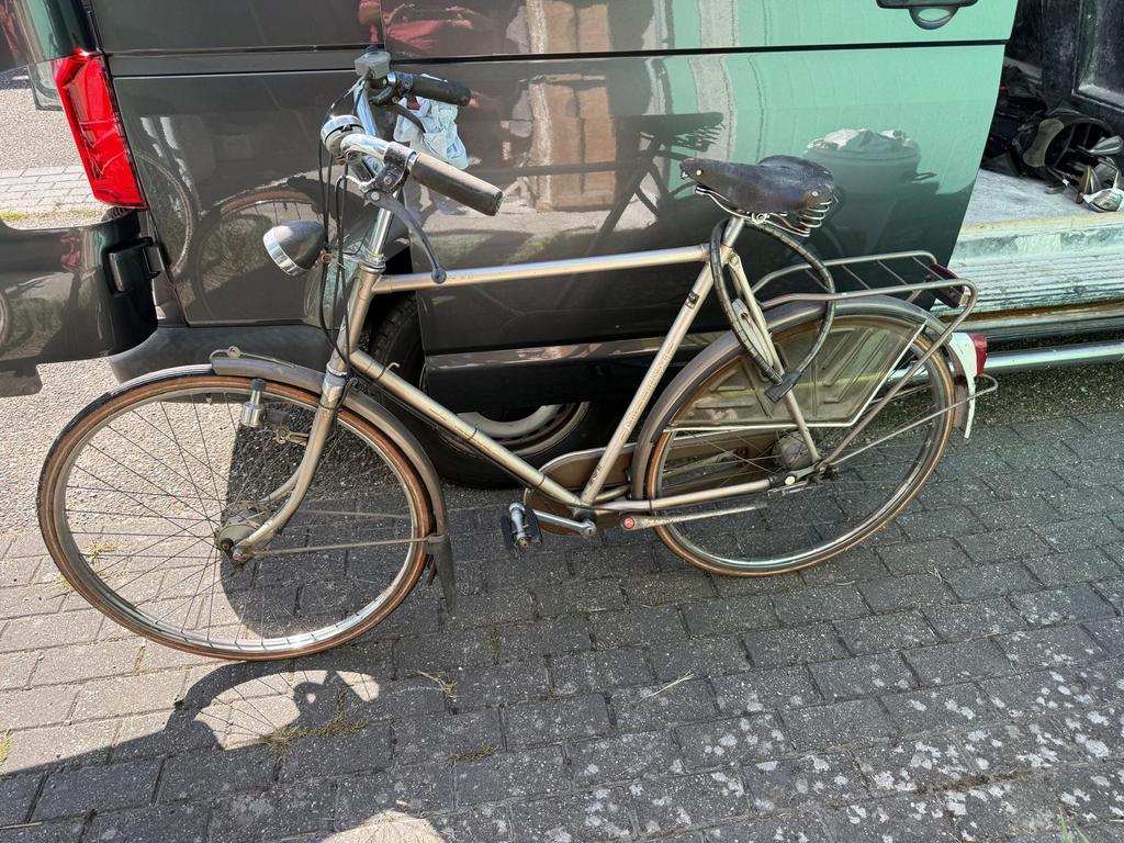 Heren fiets, Ophalen, Zo goed als nieuw, Staal, 24 inch of meer