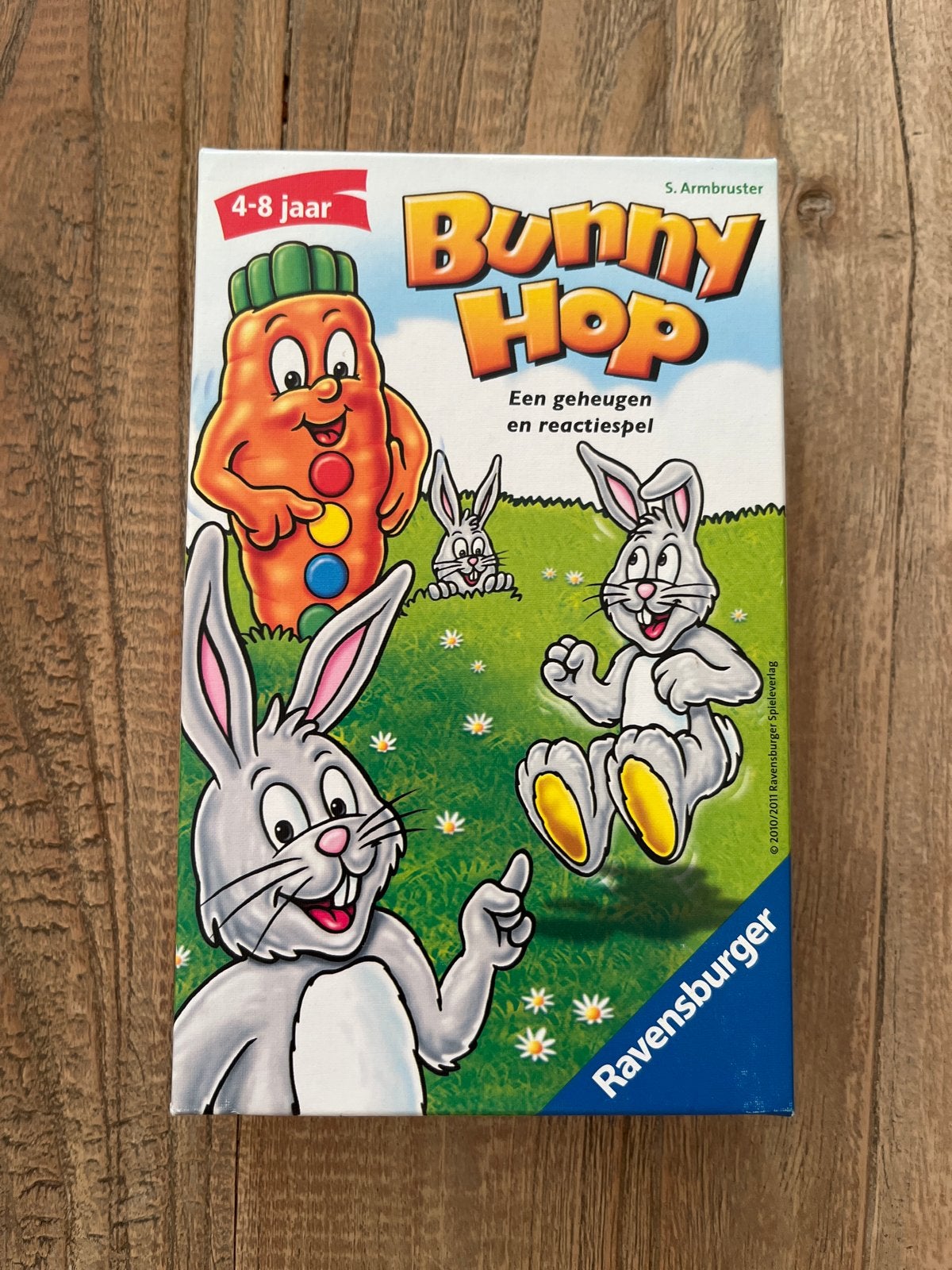 Bunny Hop Ravensburger Geheugen- en Reactiespel, Hobby en Vrije tijd, Gezelschapsspellen | Bordspellen, Een of twee spelers, Ophalen of Verzenden