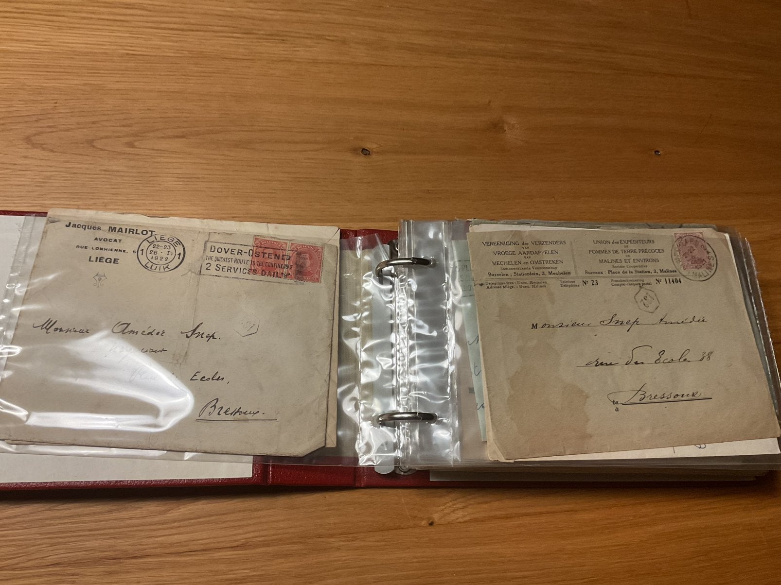 Album oude poststukken Europese landen oa Belgie, Ophalen of Verzenden, Buitenland