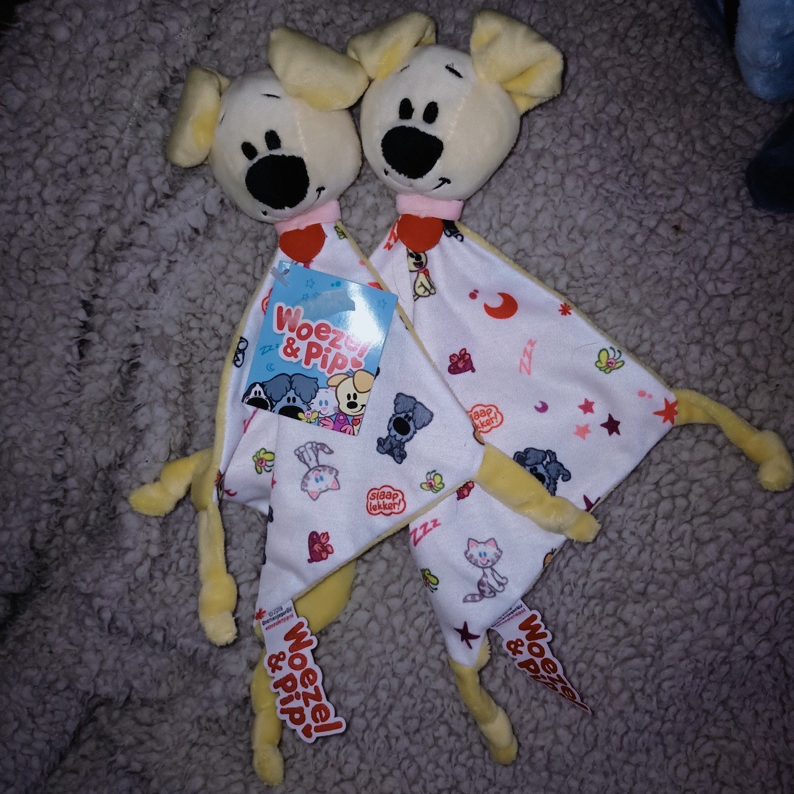 Pip knuffeldoek, tiamo, dromenjager, bonton., Geel, Ophalen of Verzenden, Zo goed als nieuw, Middelgroot (20 tot 80 cm)