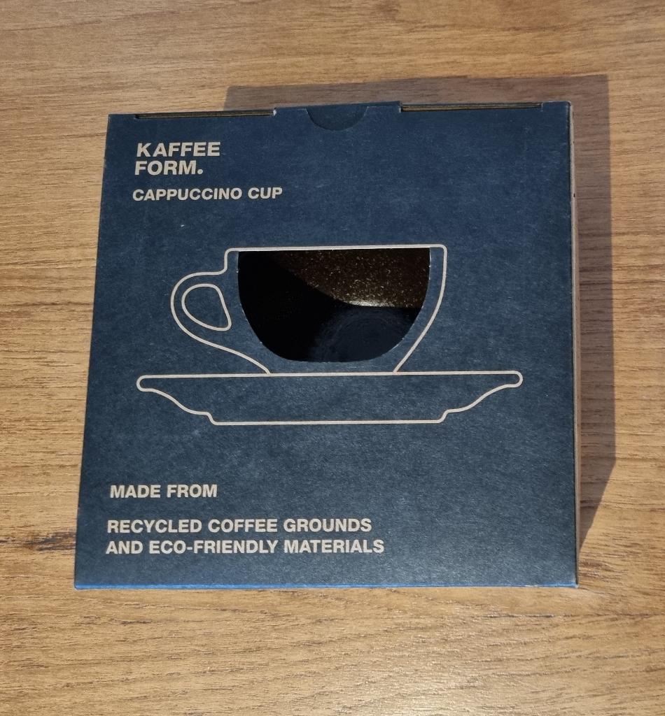 cappuccino kopje van koffiedik gemaakt NIEUW, Overige materialen, Nieuw, Ophalen of Verzenden, Overige stijlen