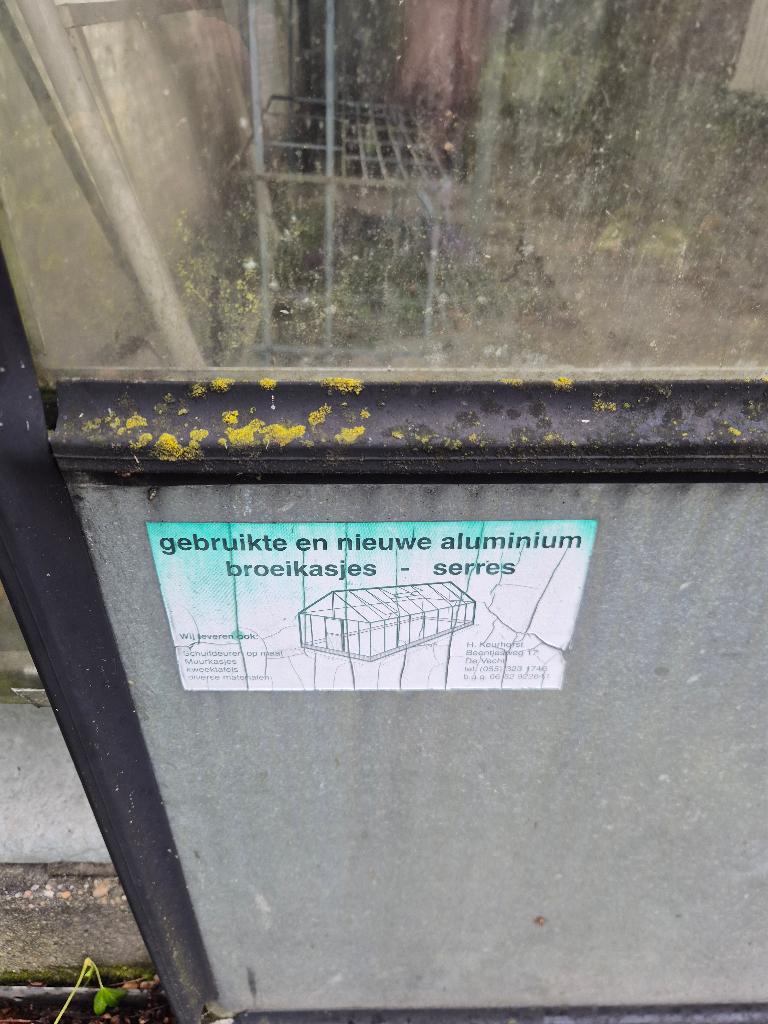 kweekkasje, Tuin en Terras, Kassen, Ophalen, Gebruikt, Muurkas, Glas