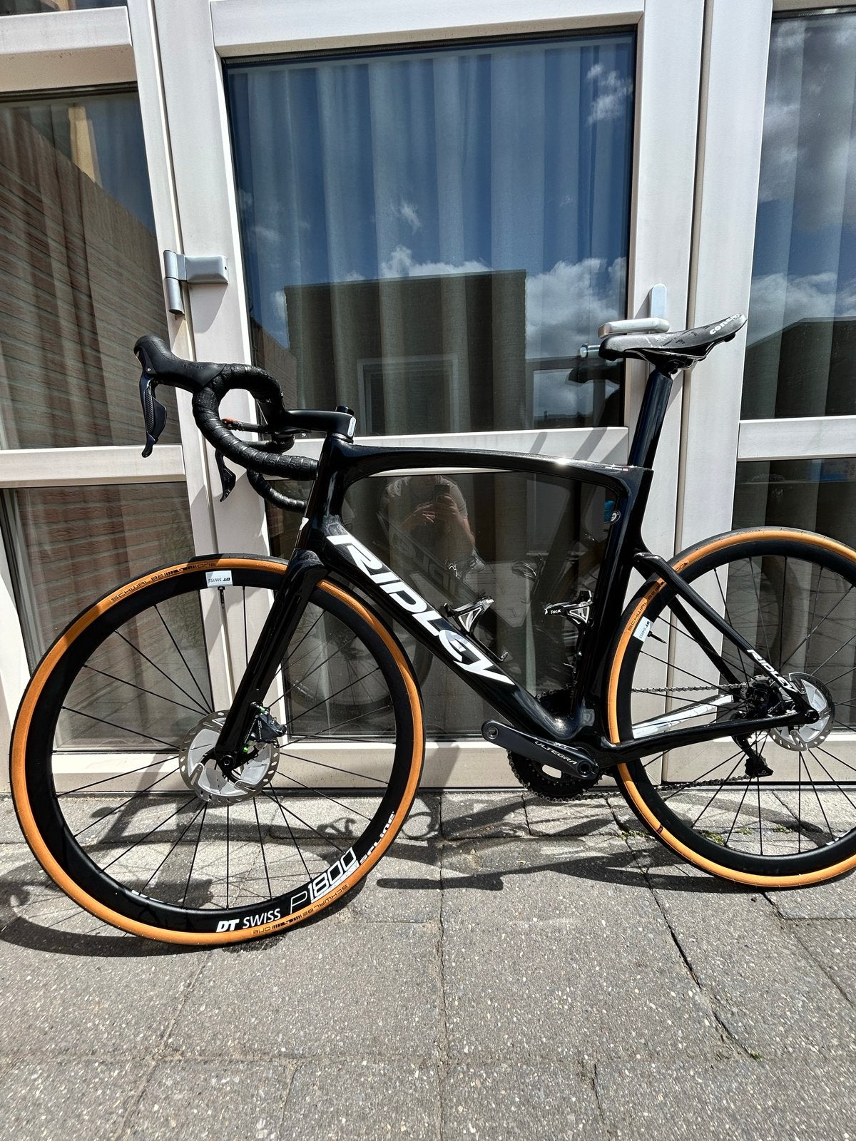 Ridley Noah Aero+ Ultegra Di2 Disc Maat L DT Swiss, 28 inch, Gebruikt, Carbon, Heren