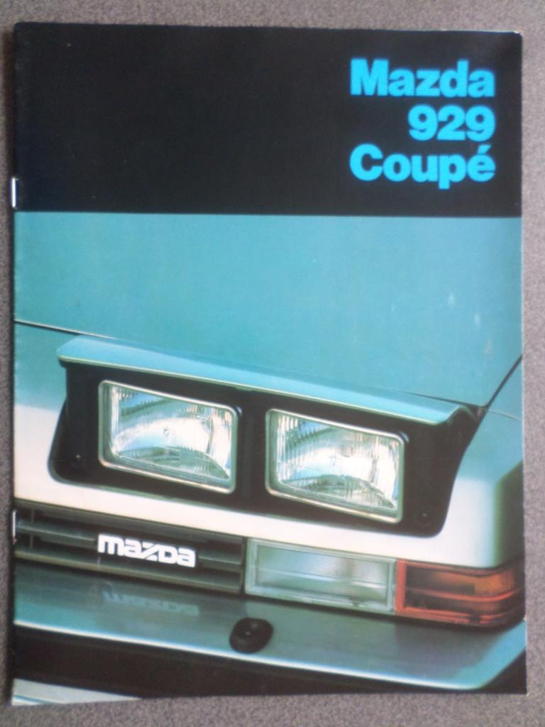 Mazda 929 Coupe Brochure, Ophalen of Verzenden, Zo goed als nieuw, Mazda