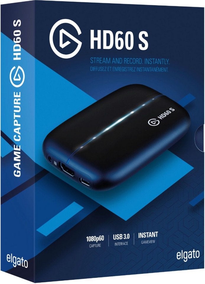 Elgato HD60 S Game Capture Card (zonder kabels), Ophalen of Verzenden, Gebruikt, PC, Overige typen