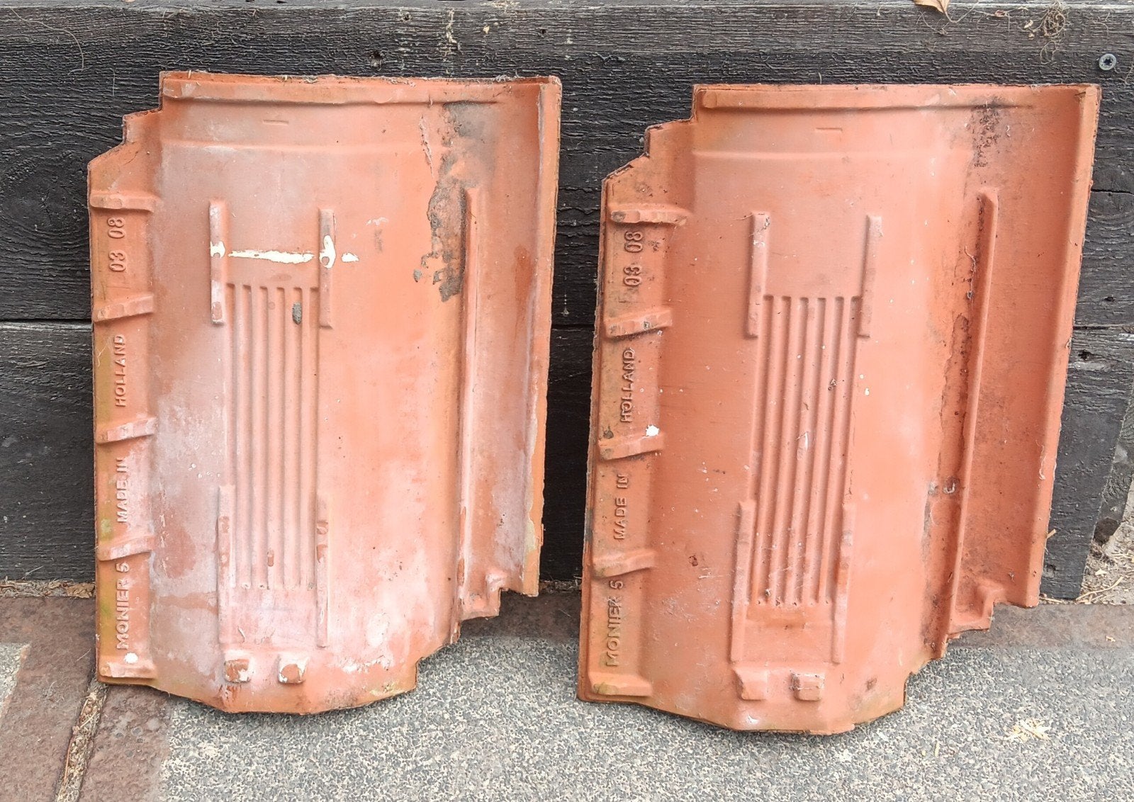 Gratis Gebruikte Monier S dakpannen - Made in Holland, Gebruikt, Steen of Klei, Ophalen of Verzenden, 15 m² of meer