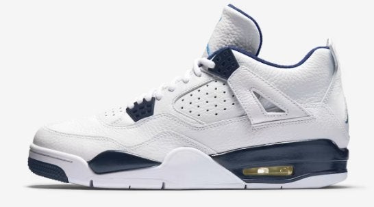 Nike Air Jordan 4 Retro Legend Blue – Heren – Maat 44.5, Blauw, Nike, Nieuw, Ophalen of Verzenden