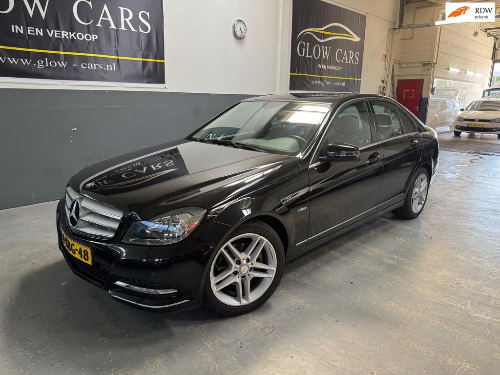 Mercedes-Benz C-klasse 180 Business Class Avantgarde AIRCO|A, Automaat, Zwart, Zwart, Bi-Xenon koplampen