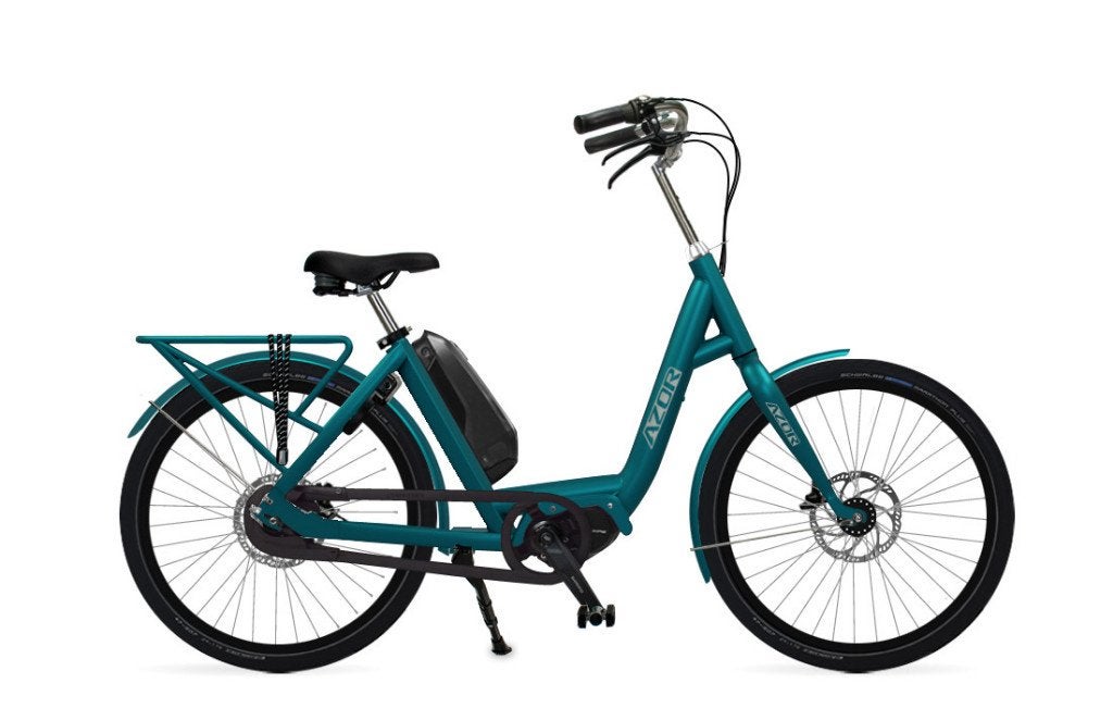 Azor elburg ebike fiets extra lage instap en kleine wielen, Minder dan 47 cm, Ophalen, Overige merken