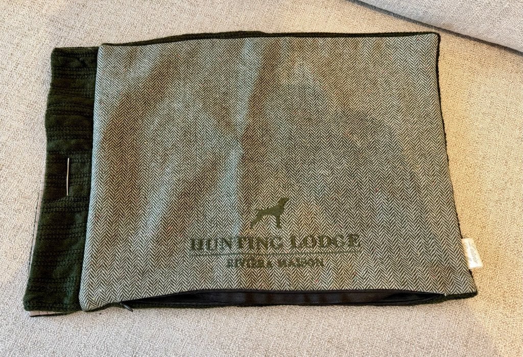gezocht kussens Riviera maison Hunting Lodge, Huis en Inrichting, Ophalen of Verzenden, Zo goed als nieuw, Sierkussen, Overige vormen