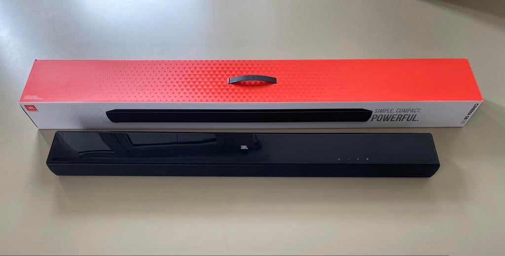 JBL Cinema SB120 Soundbar – Compleet in doos – Mooi geluid, Ophalen of Verzenden, Bluetooth, Zo goed als nieuw