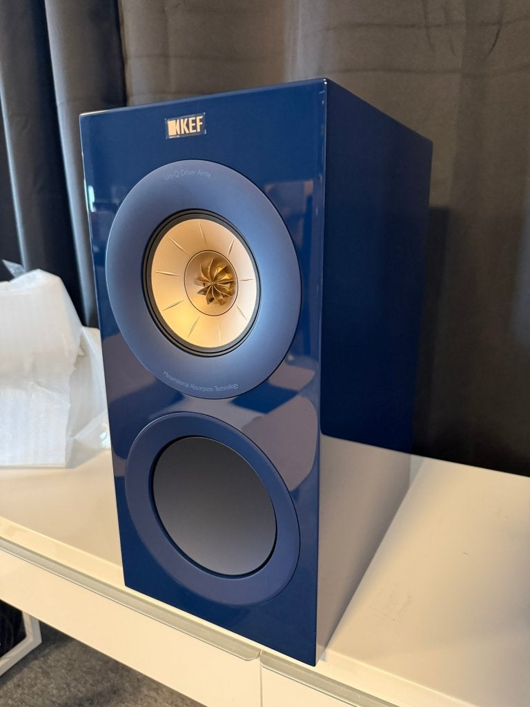 KEF R3 Meta – Indigo Gloss Special Edition | Als Nieuw |, Overige merken, Ophalen of Verzenden, Zo goed als nieuw, 120 watt of meer