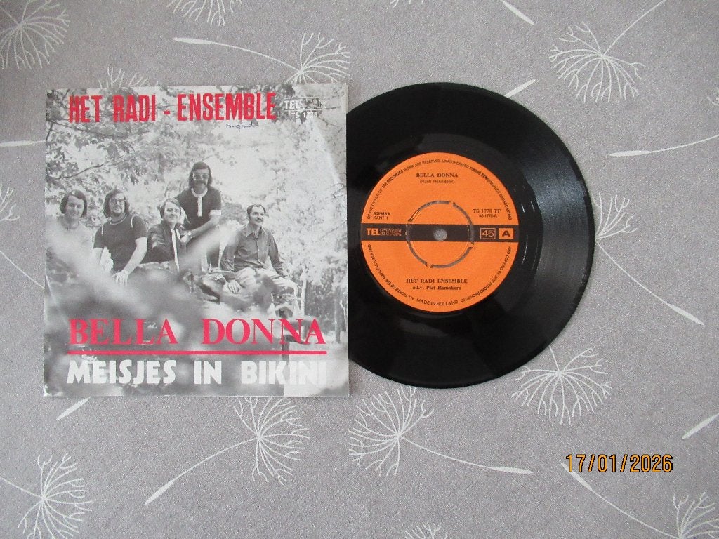 Het Radi Ensemble    Bella Donna, Ophalen of Verzenden, Zo goed als nieuw, 7 inch, Nederlandstalig
