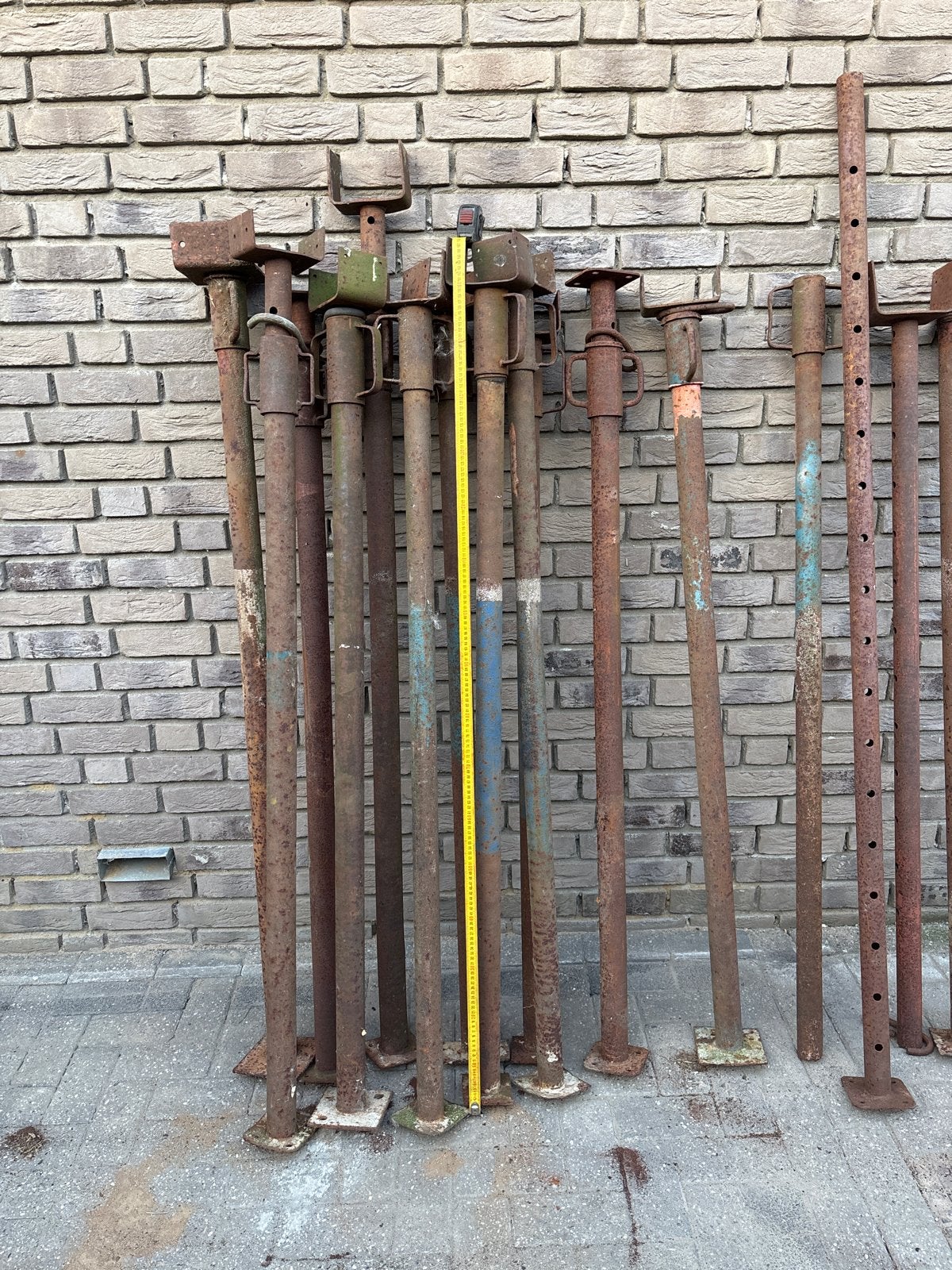 Diverse bouwstempels - 12x1.6m en 20x2.1m, Ophalen of Verzenden, Gebruikt, Overige typen, 2 tot 5 meter
