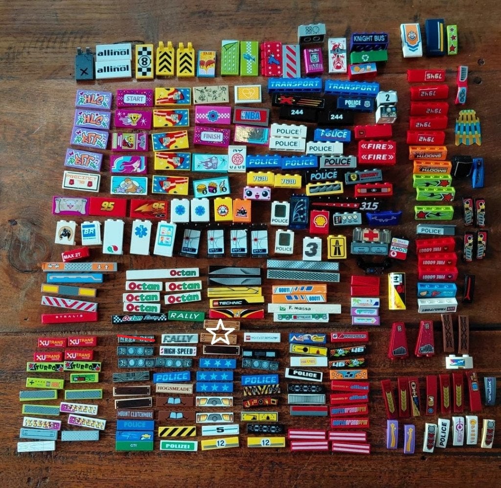 Lego steen 1x4 2x4 1x6 afbeeldingen, Ophalen of Verzenden, Zo goed als nieuw, Losse stenen, Lego