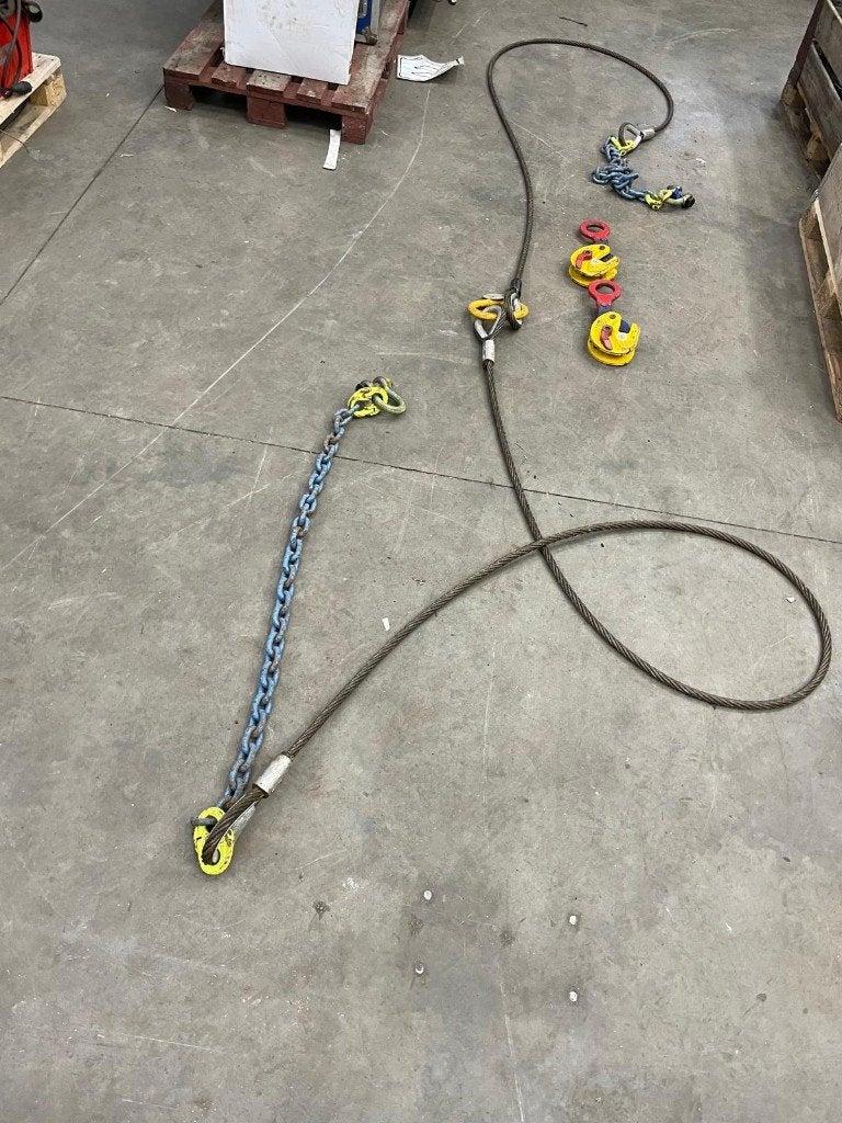 Balkklem 3 meter sling 6 ton2 legged, terrier clamb 2t 2x, Ophalen of Verzenden