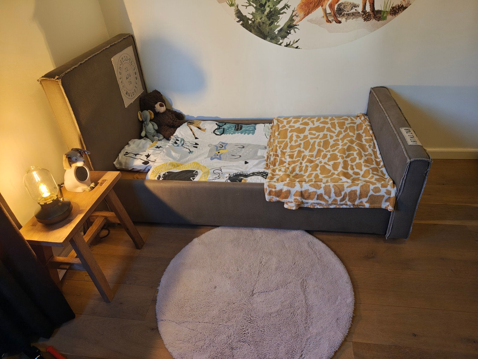 Stapelgoed Bink Kinderbed - Linnen Katoen kleuterbed, Ophalen, Eenpersoons, 190 cm of minder, Zo goed als nieuw
