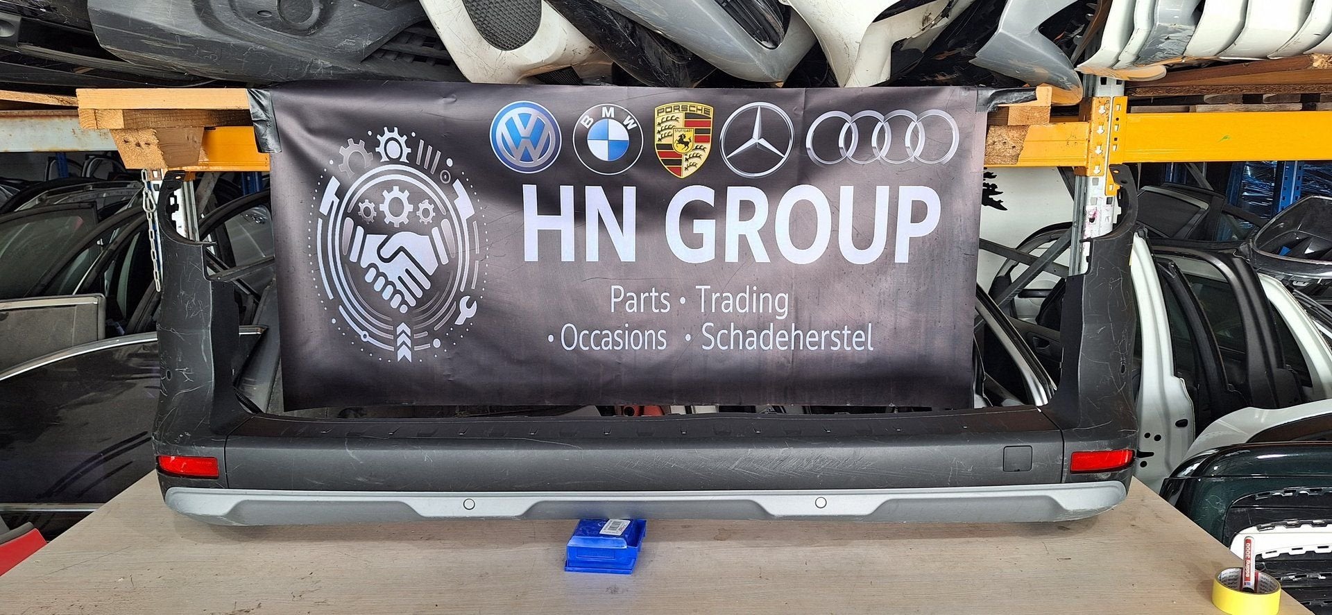 Achterbumper van een Renault Kangoo, Gebruikt, -, -, Ophalen of Verzenden