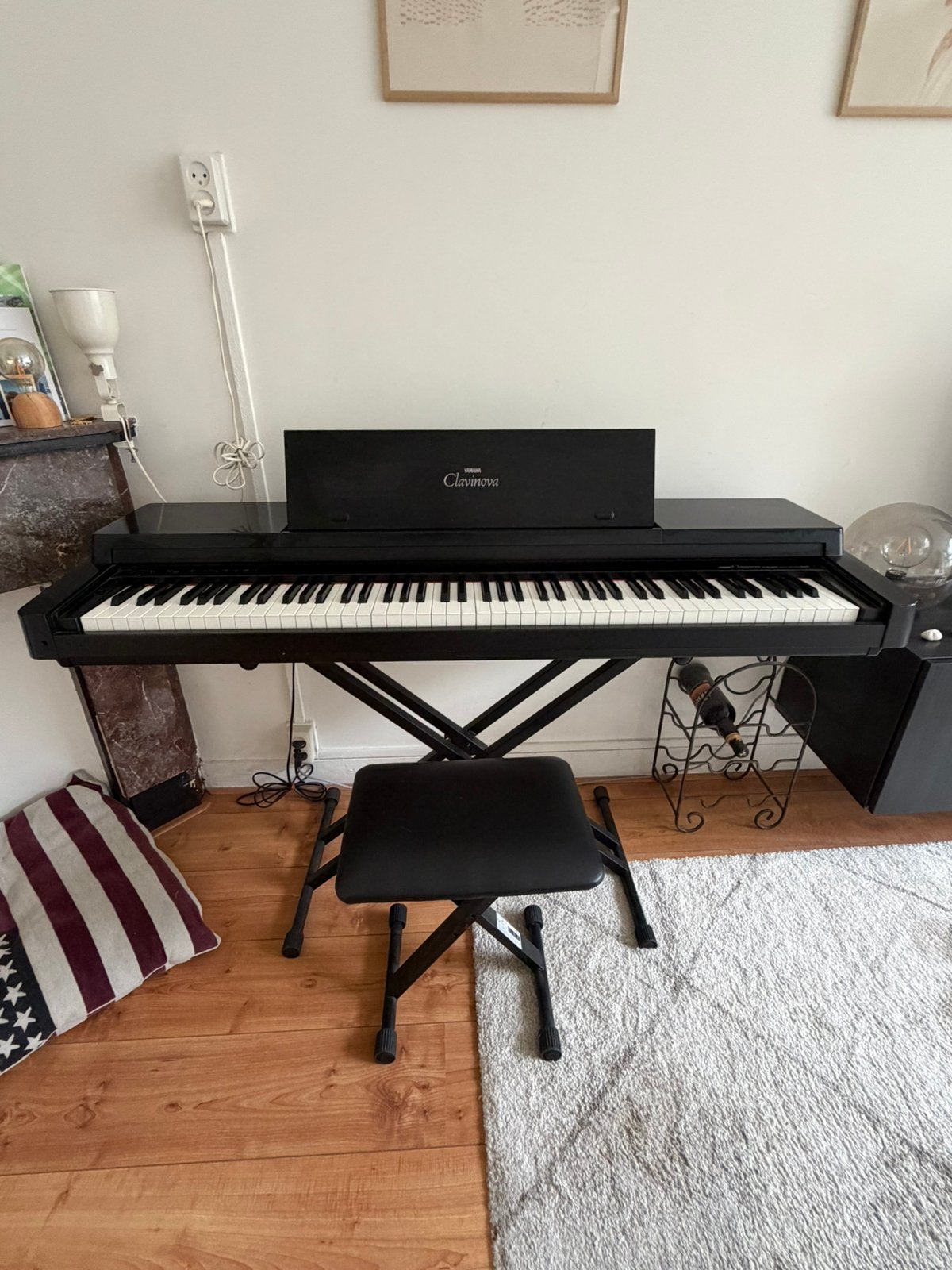 Yamaha Clavinova CLP 360, Muziek en Instrumenten, Ophalen, Zo goed als nieuw, Zwart, Piano