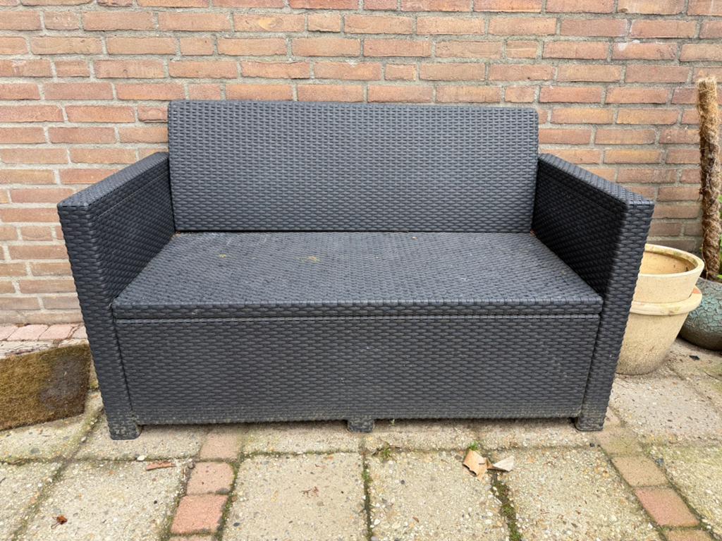 Loungeset balkon of kleine tuin, Ophalen, Gebruikt, Kunststof