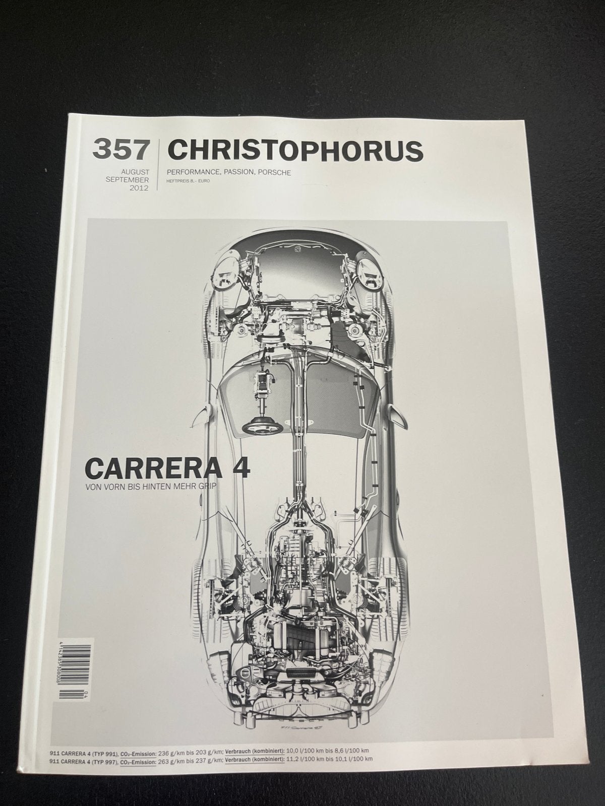 Christophorus Magazine 357 - Porsche Carrera 4 (2012), Ophalen of Verzenden, Zo goed als nieuw