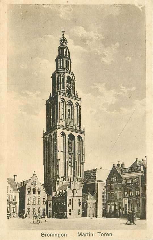 300-108-025 Groningen Martinitoren, Verzenden, Voor 1920, Groningen