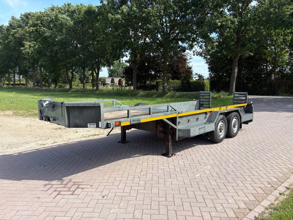 VELDHUIZEN Be oplegger kuipdieplader 8 TON (bj 2009), Auto's, Vrachtwagens, Overige brandstoffen, Origineel Nederlands, Bedrijf