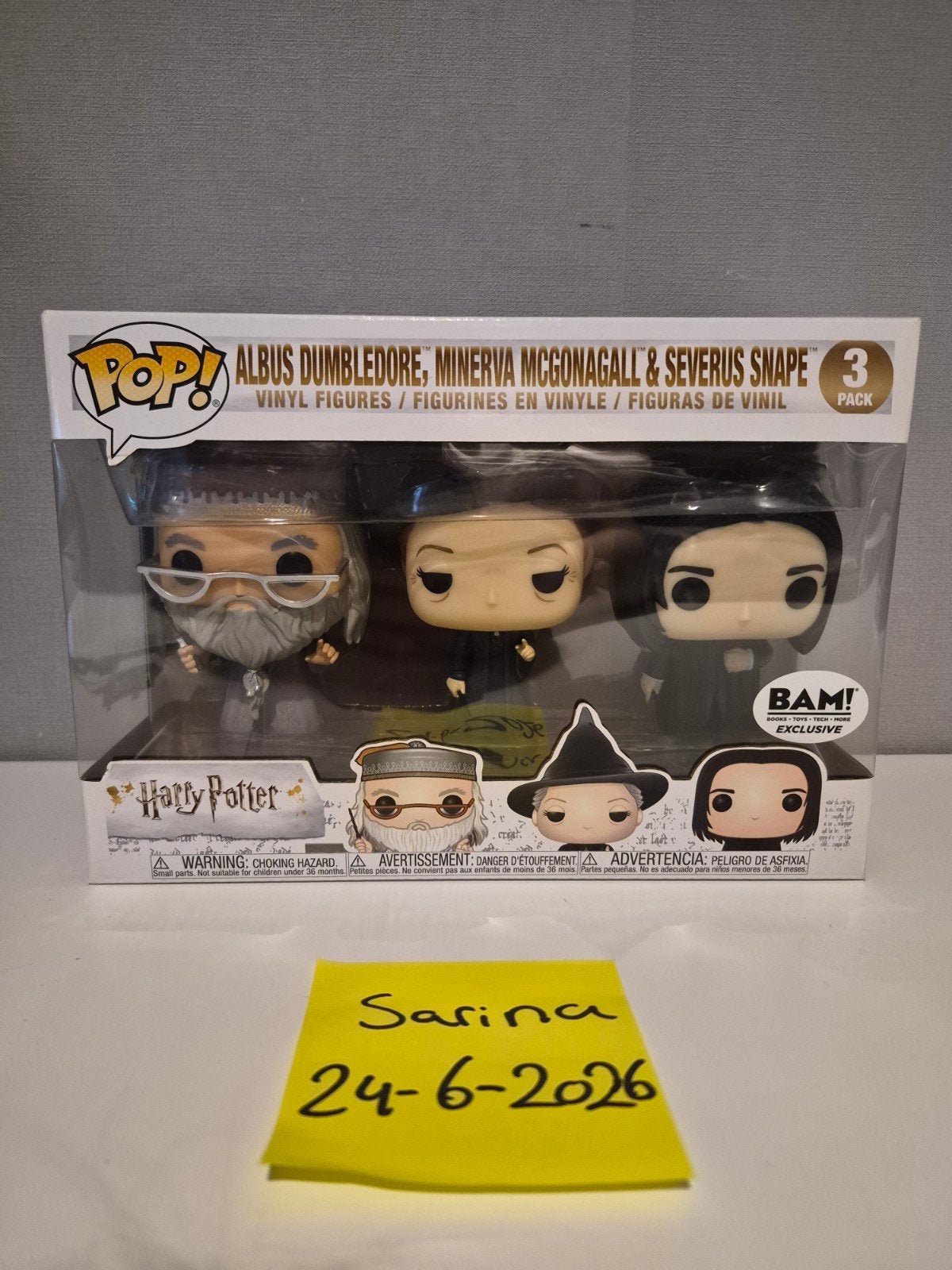 Funko albus dumbledore, minerva mcgonagall & severus snape, Verzamelen, Verzenden, Nieuw