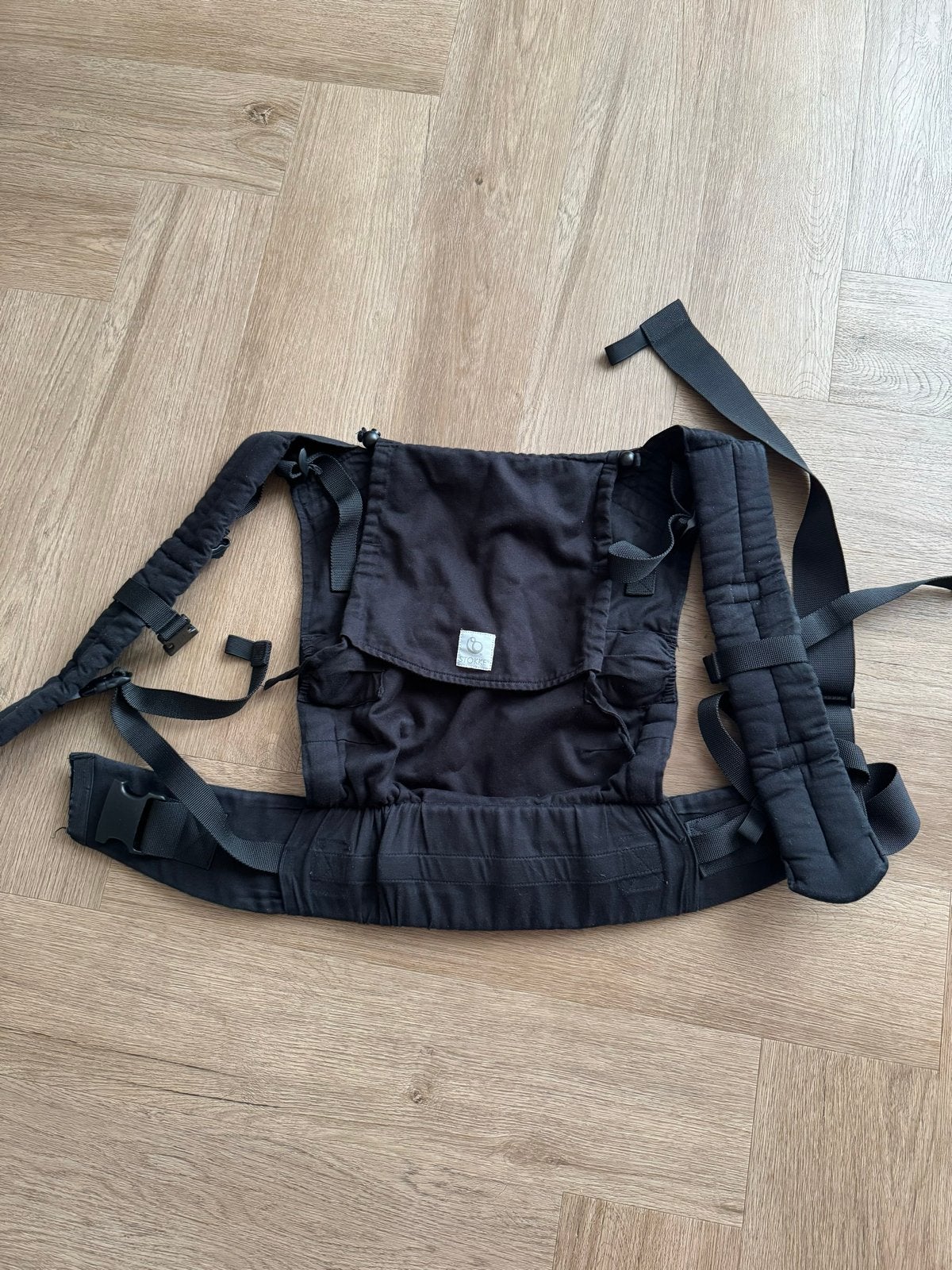 Stokke LIMAS Flex Draagzak - Zwart, Overige merken, Buik of Rug, Ophalen of Verzenden, Zo goed als nieuw
