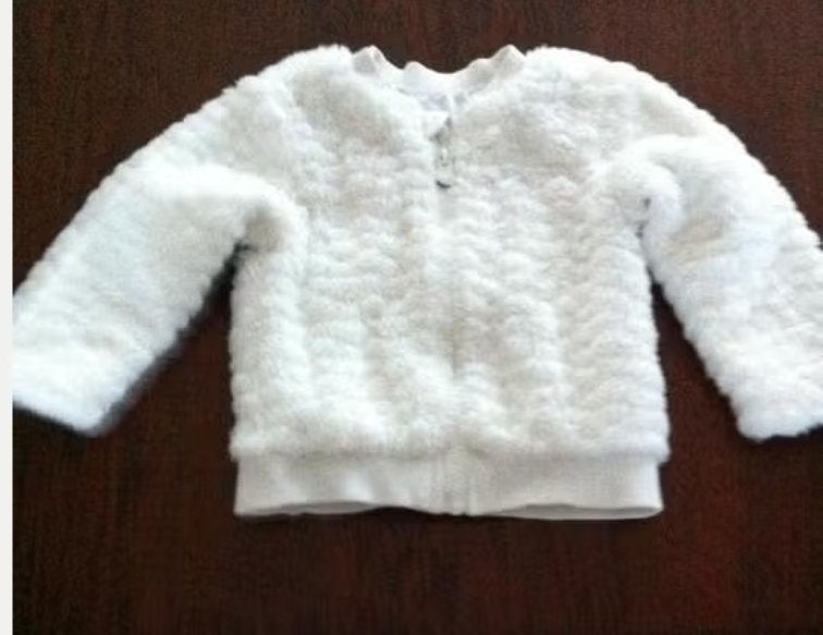Baby jasje wit mt 62, Kinderen en Baby's, Ophalen of Verzenden, Zo goed als nieuw, Jongetje of Meisje, Jasje