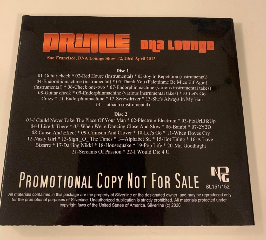 Prince & 3rd Eye Girl - DNA Lounge 2013 2CD (LIVE OUT LOUD), Cd's en Dvd's, Speciale editie, Live-album, Nieuw in verpakking, Verzenden