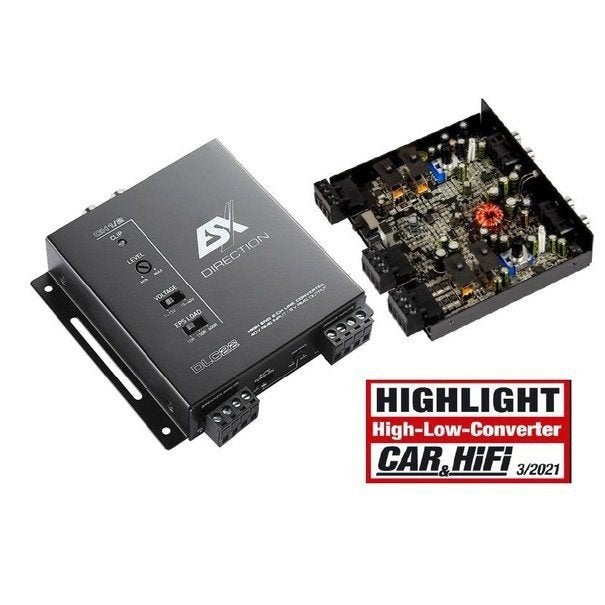ESX DLC22 2 kanaals High / Low Level converter incl EPS PRO, Auto diversen, Audio Design, Nieuw, Am Breilingsweg 3, 76709 Kronau, Duitsland