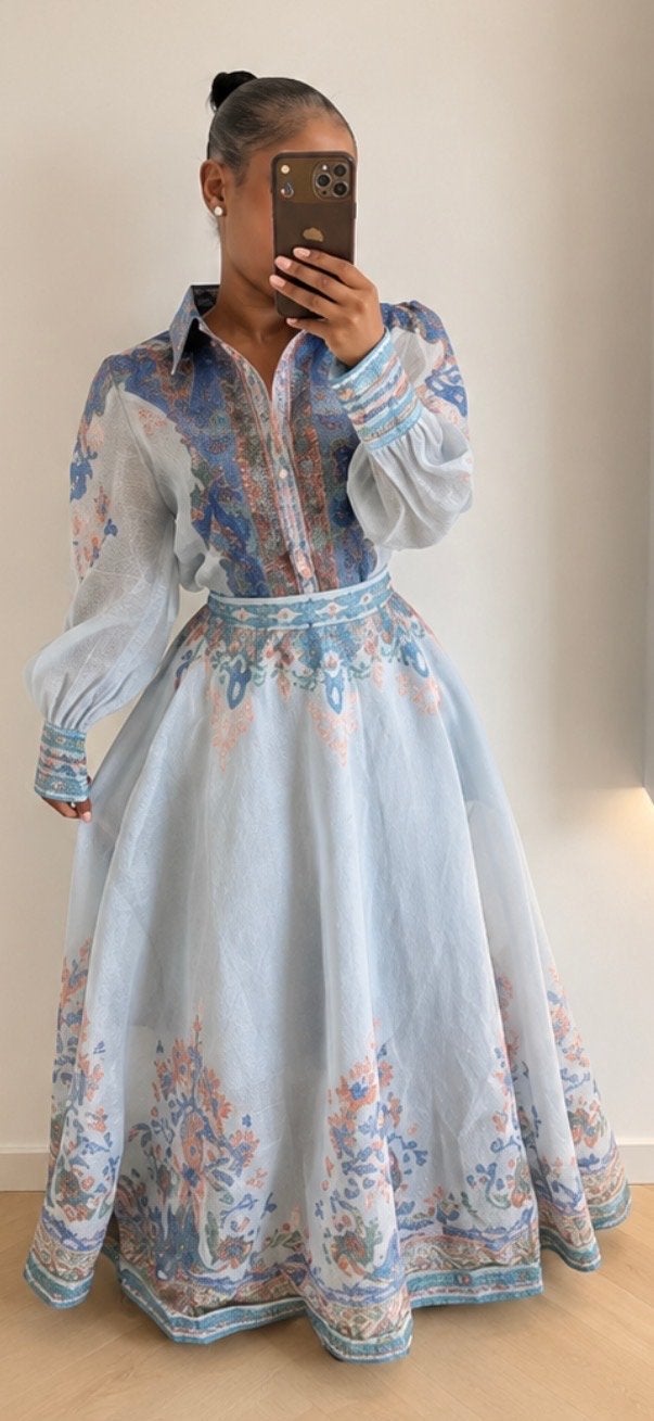 Zimmermann Blauw Luchtig Set - Ongedragen, Maat 38/40 (M), Blauw, Ophalen of Verzenden, Gedragen