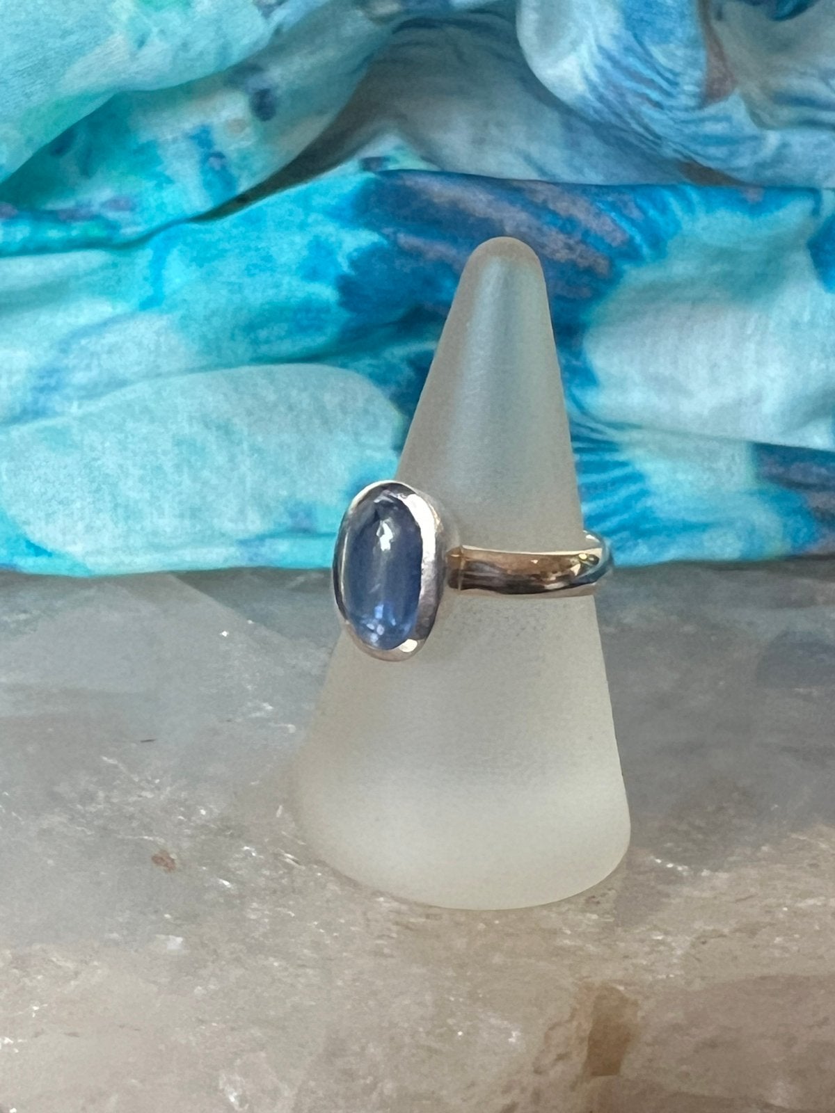 Kyaniet beschermt intuïtie eigenwaarde hoge trilling magie, Blauw, Magnolia11, Nieuw, Ophalen of Verzenden