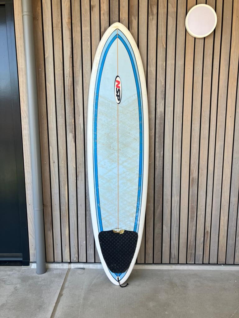 NSP 7’2 surfboard + boardbag, Watersport en Boten, Ophalen, Gebruikt